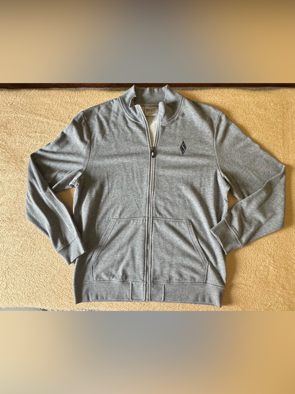 Skechers Gray Lightweight Full-Zip Shirt Jacket